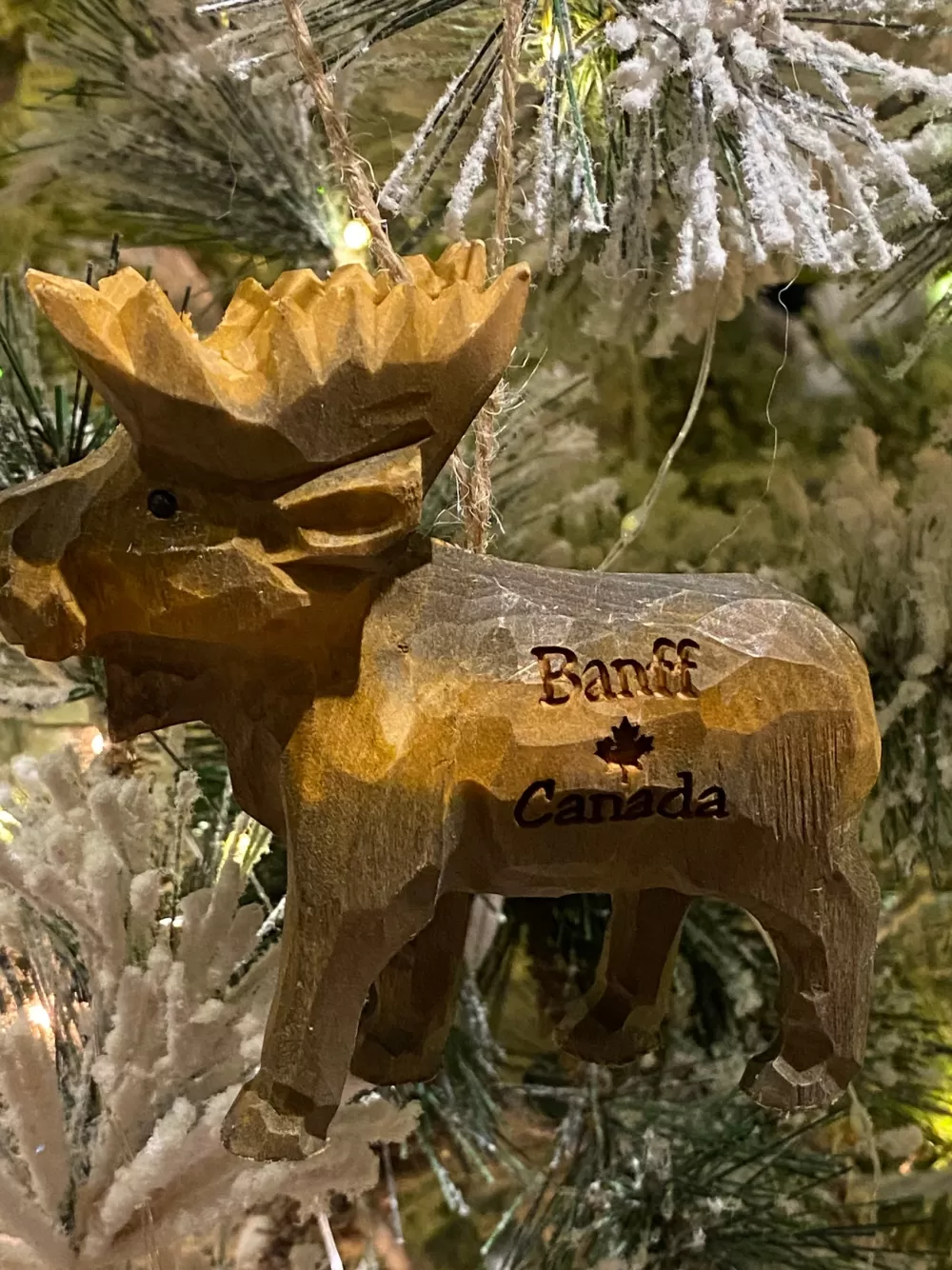 The Spirit of Christmas Banff And Canadiana | Woodland>Banff 3D Moose Ornament
