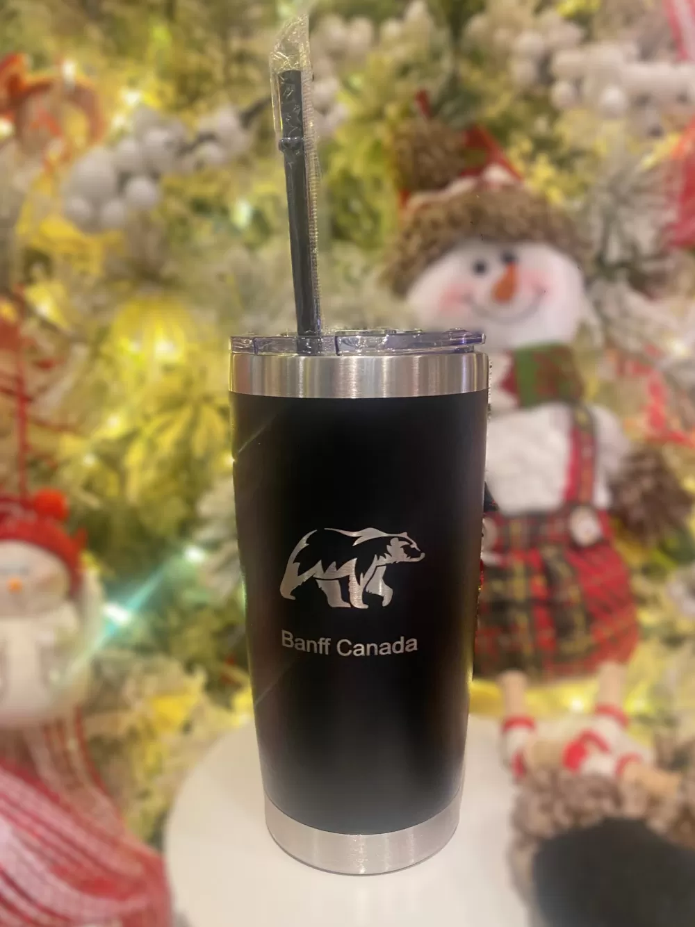 The Spirit of Christmas Christmas Tableware | Home Decor Tableware>Banff Bear Tumbler