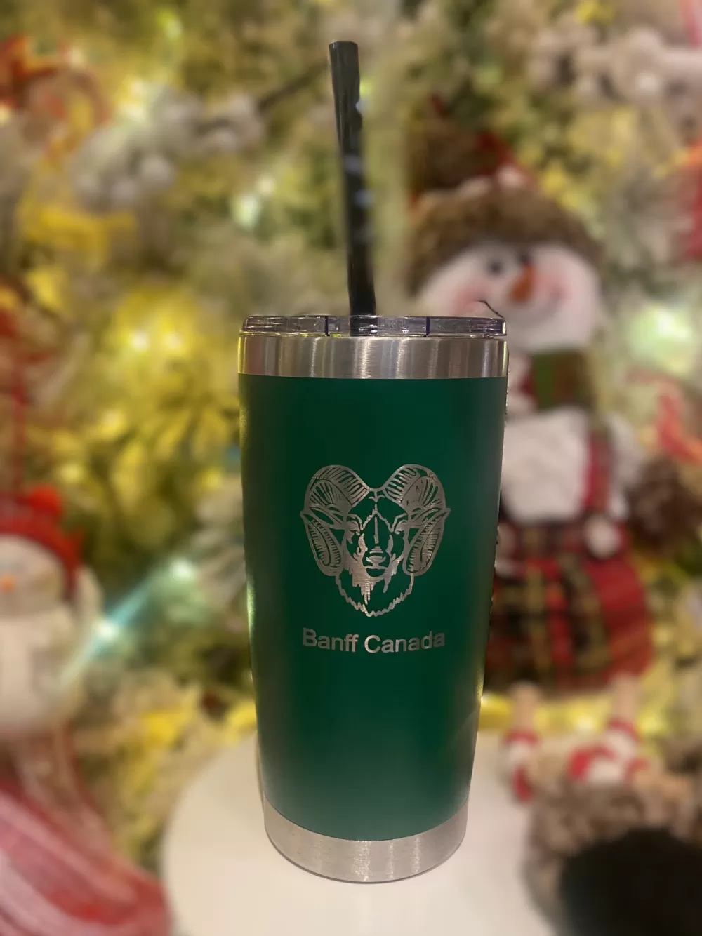 The Spirit of Christmas Christmas Tableware | Home Decor Tableware>Banff Horn Sheep Tumbler