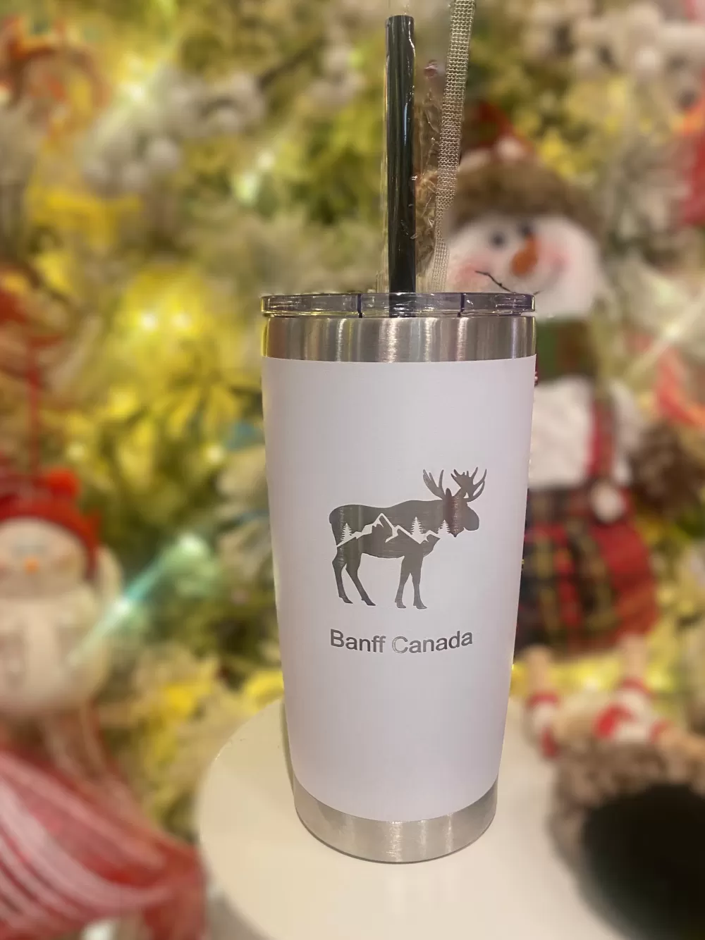 The Spirit of Christmas Christmas Tableware | Home Decor Tableware>Banff Moose Tumbler