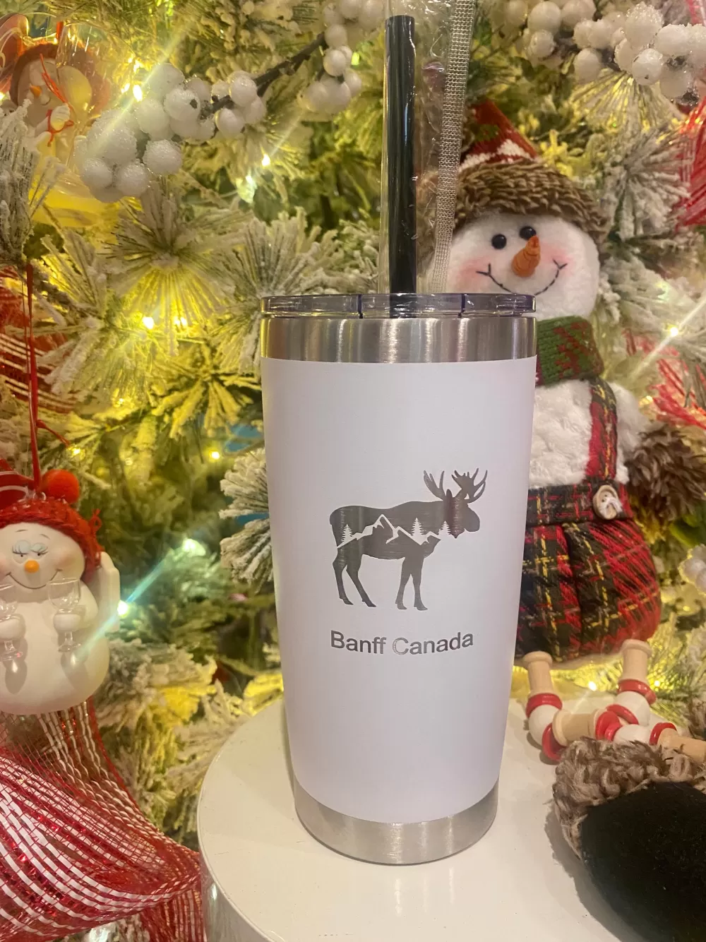 The Spirit of Christmas Christmas Tableware | Home Decor Tableware>Banff Moose Tumbler