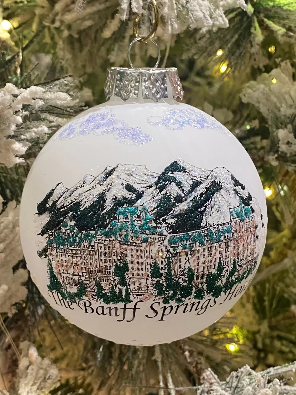 The Spirit of Christmas Banff And Canadiana>Banff Springs Hotel Glass Ball