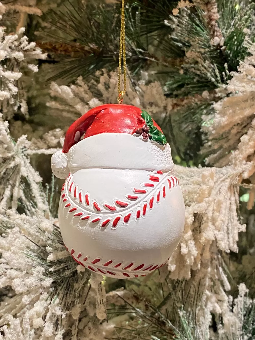 The Spirit of Christmas Sports>Baseball With Santa Hat