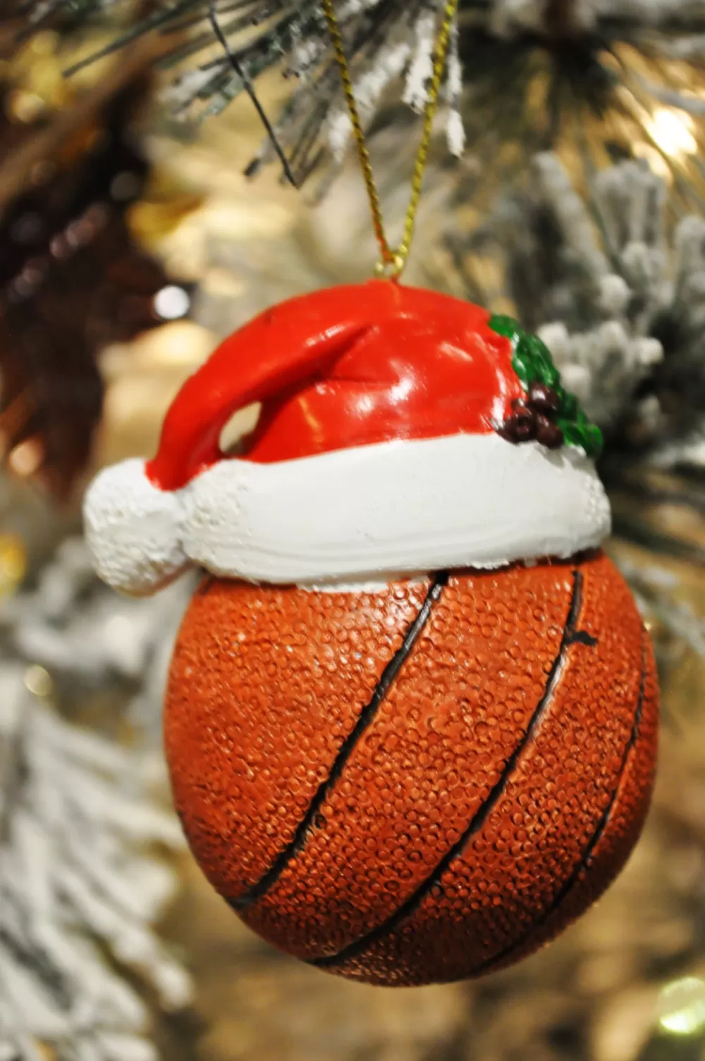 The Spirit of Christmas Sports>Basketball W/Santa Hat