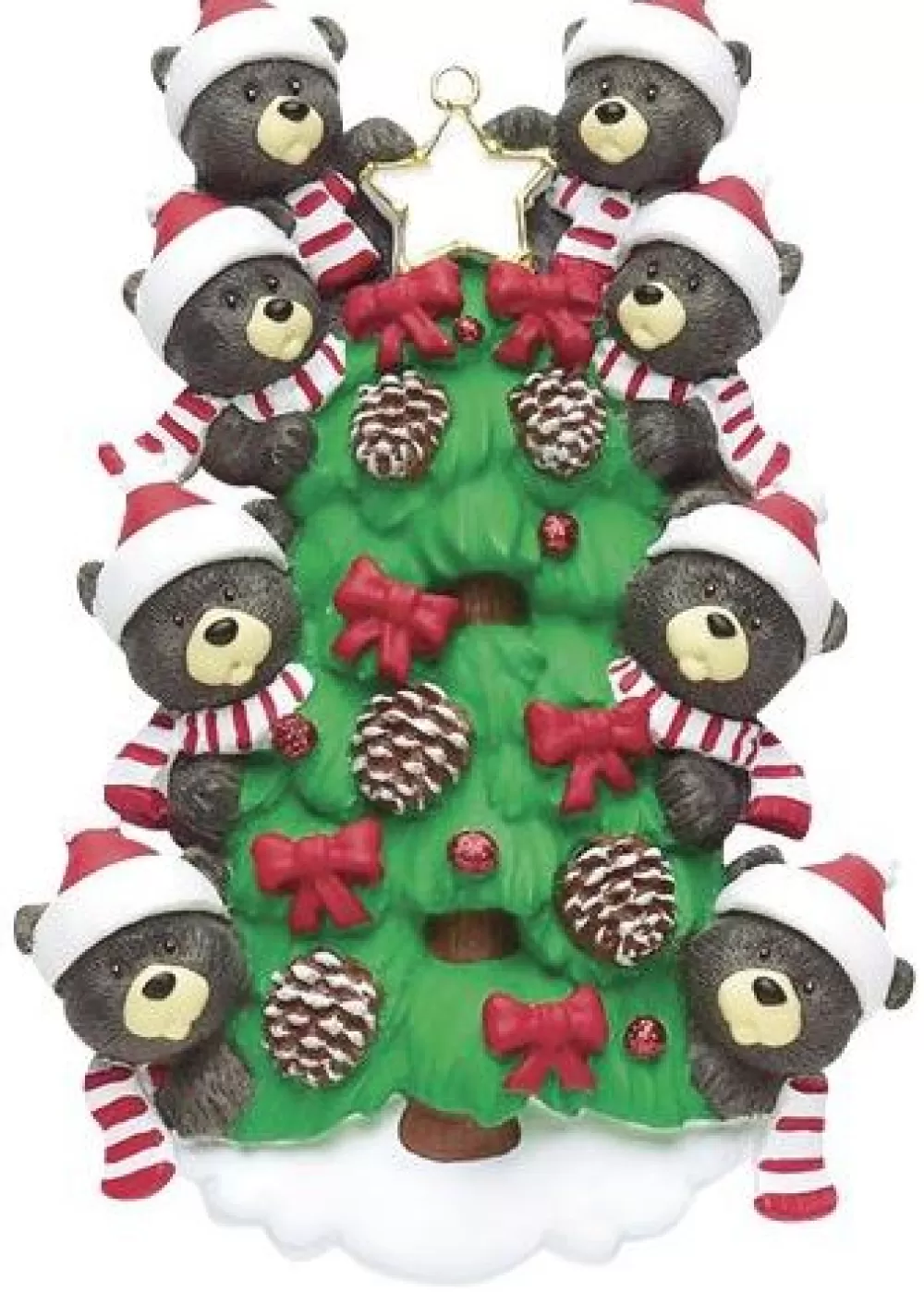 The Spirit of Christmas Personalization>BEAR TREE-8