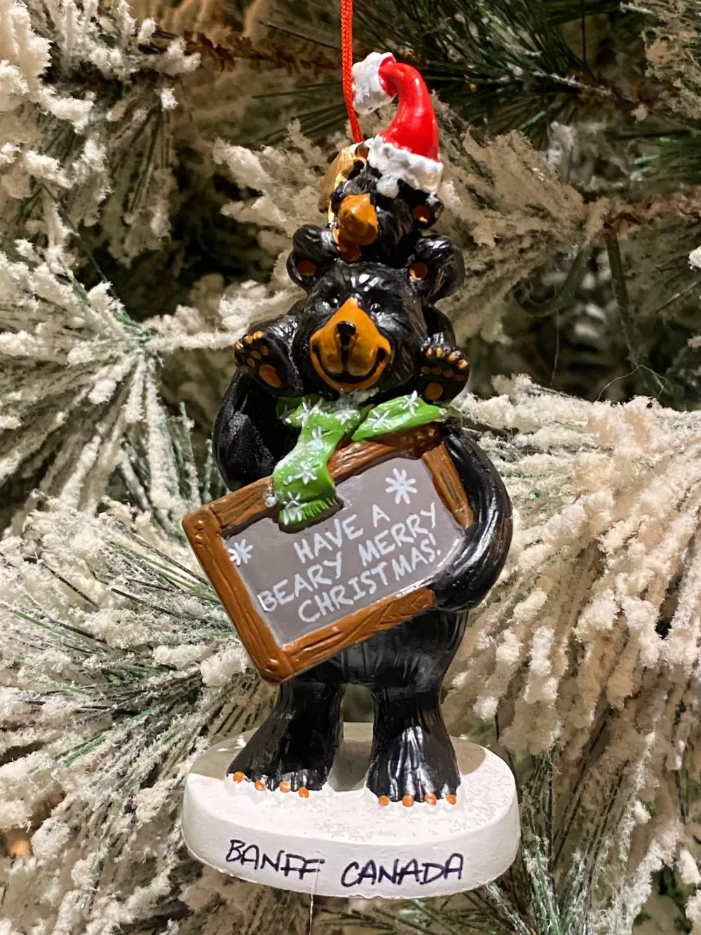 The Spirit of Christmas Banff And Canadiana | Bears>Beary Christmas Ornament