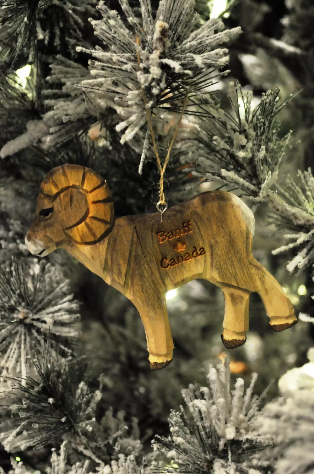 The Spirit of Christmas Banff And Canadiana | Woodland>Big Horn Sheep Banff Ornament
