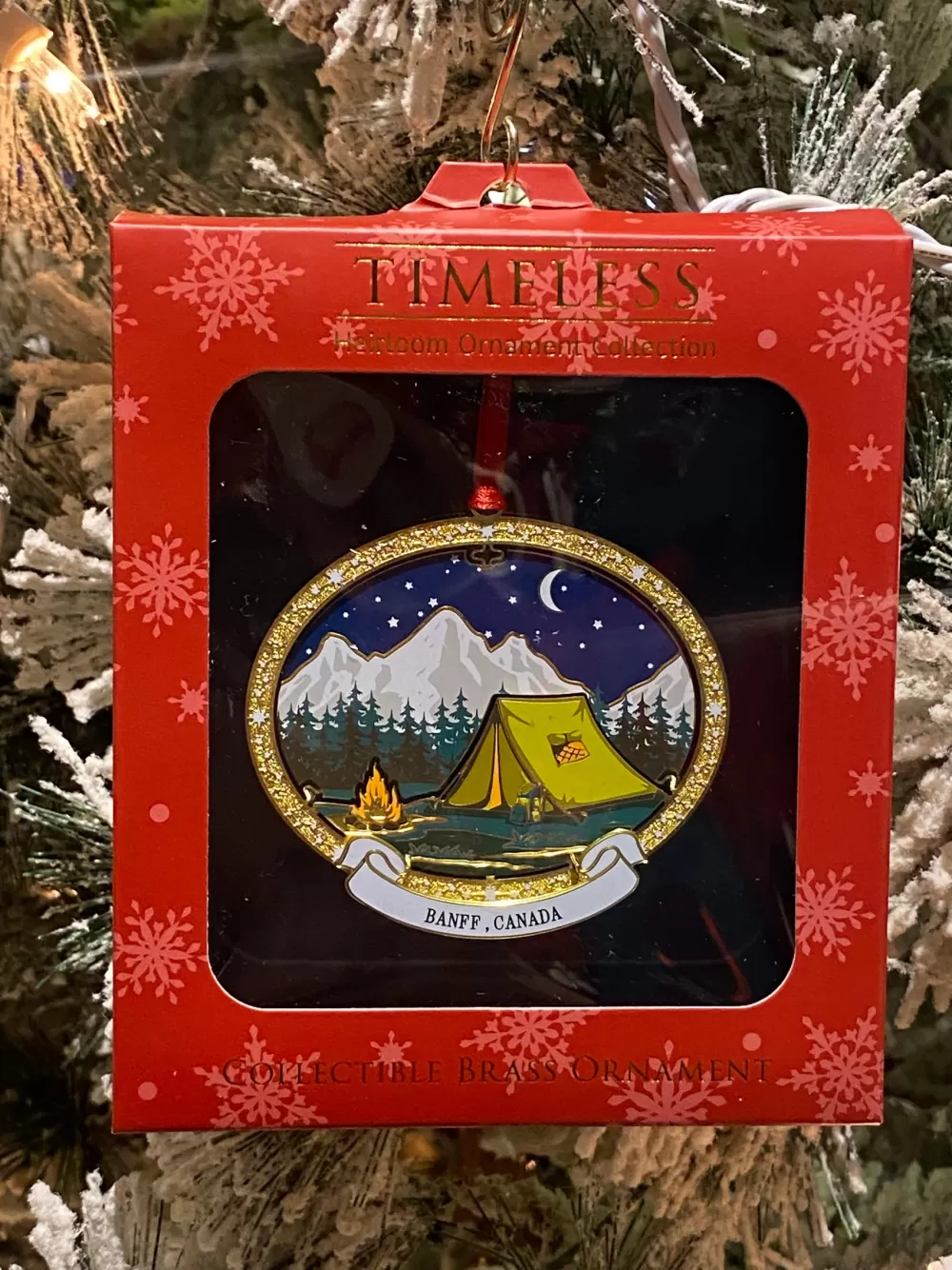 The Spirit of Christmas Banff And Canadiana>Camping Ornament
