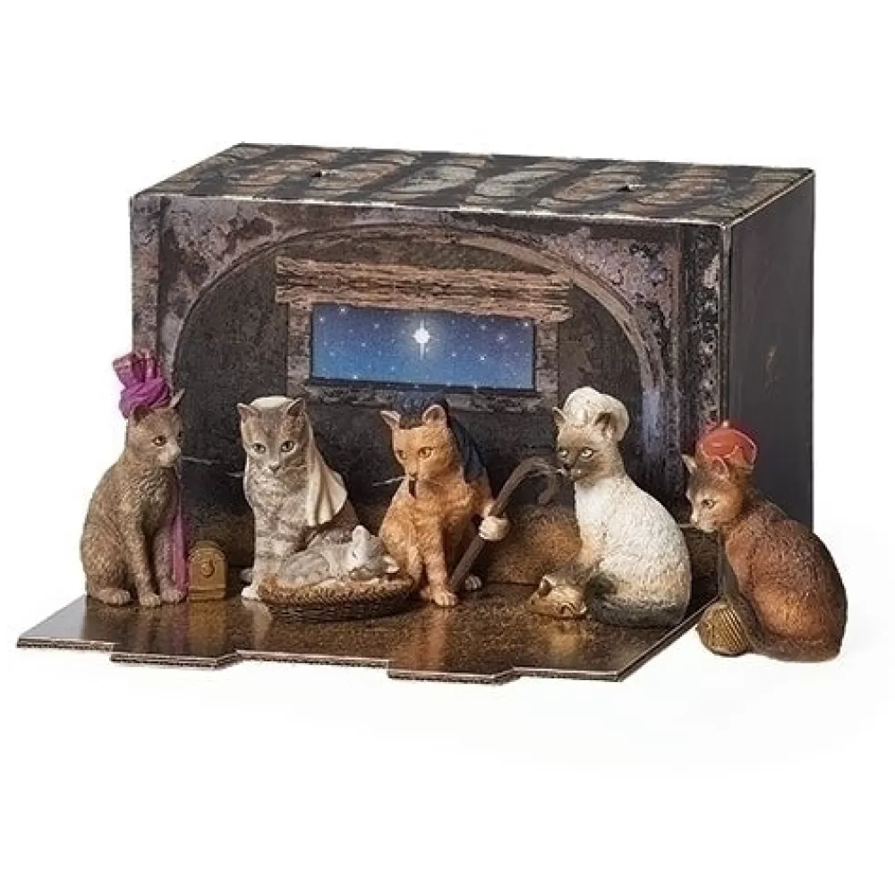 The Spirit of Christmas Nativities>Cat Nativity