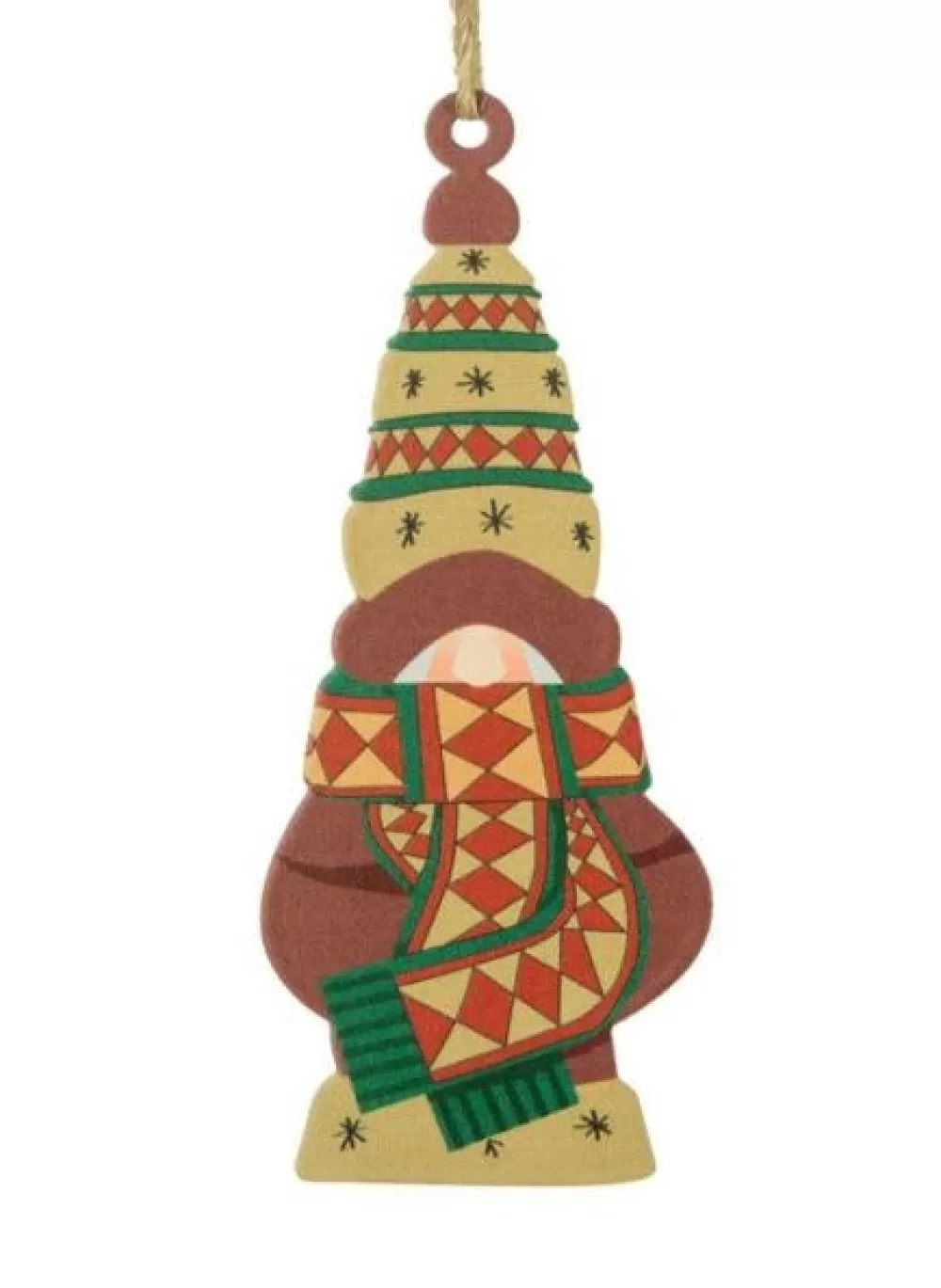 The Spirit of Christmas Banff And Canadiana>DF Below Zero Tall Hat Santa Ornament