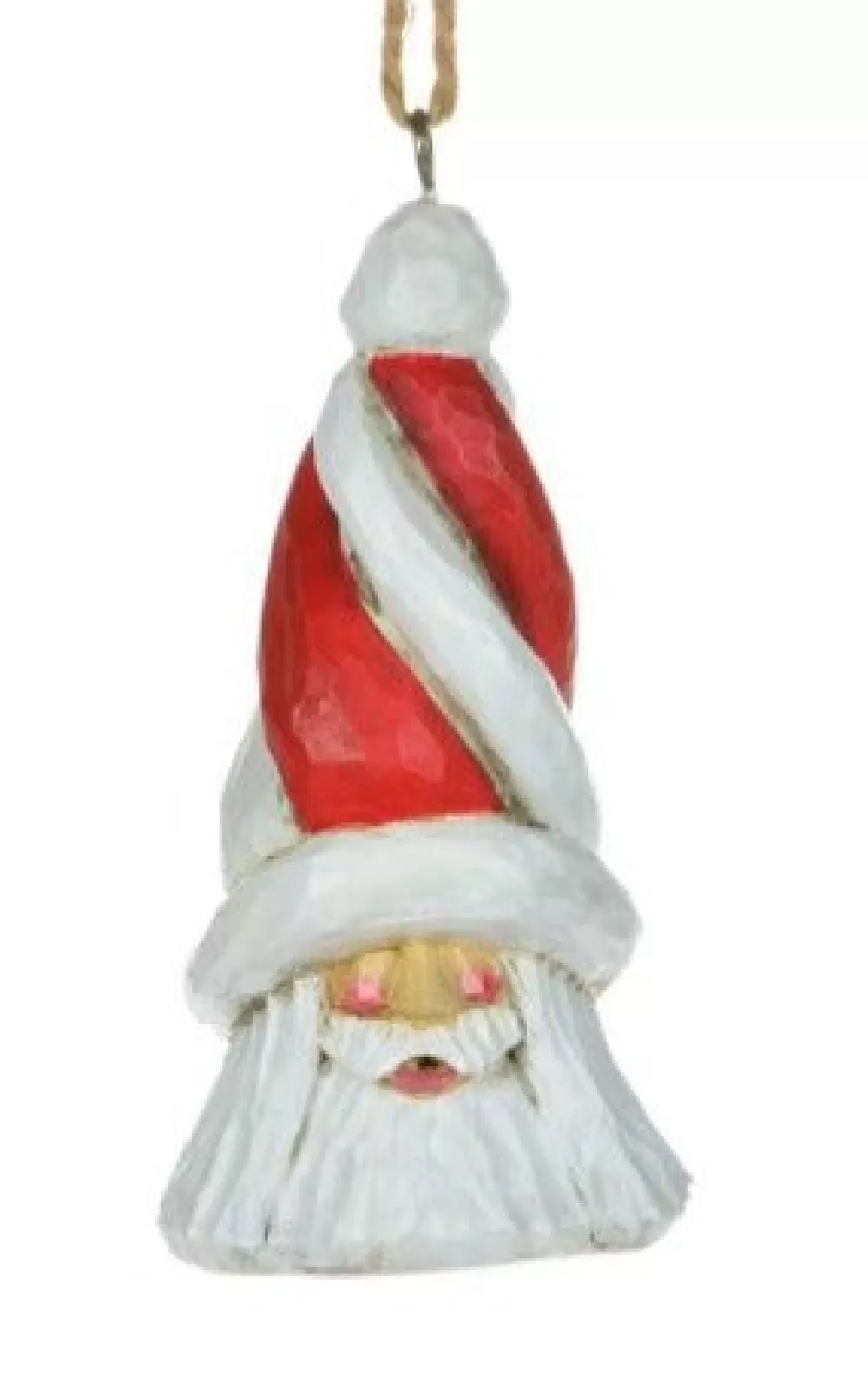 The Spirit of Christmas Banff And Canadiana | Woodland>DF Candy Cane Tall Hat Santa Ornament