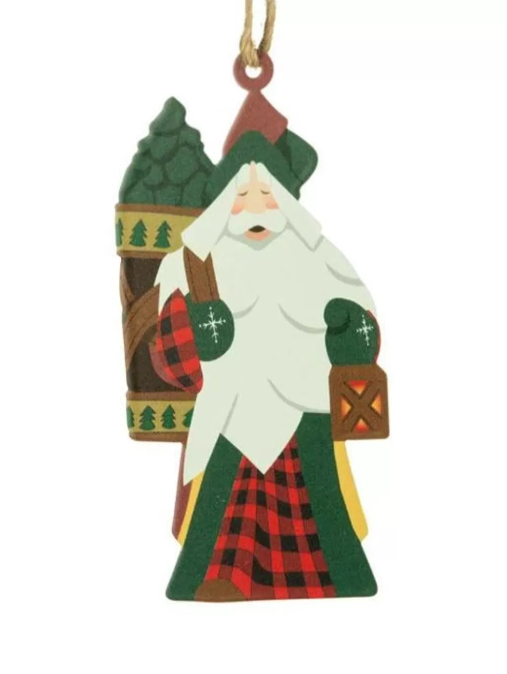 The Spirit of Christmas Banff And Canadiana>DF Lighting The Pathway Santa Ornament
