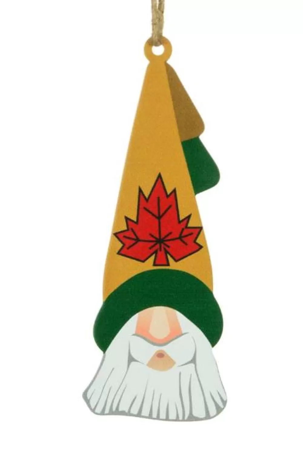 The Spirit of Christmas Banff And Canadiana>DF Maple Leaf Tall Santa Head Ornament