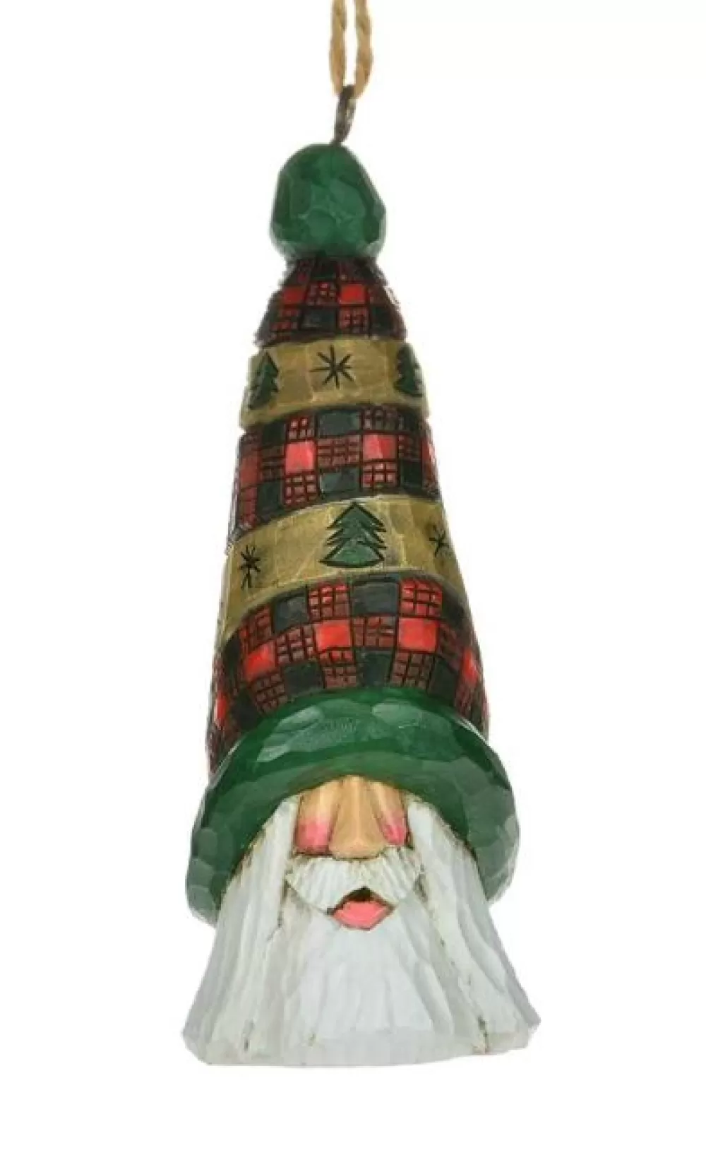 The Spirit of Christmas Banff And Canadiana | Woodland>DF Plaid Santa Ornament