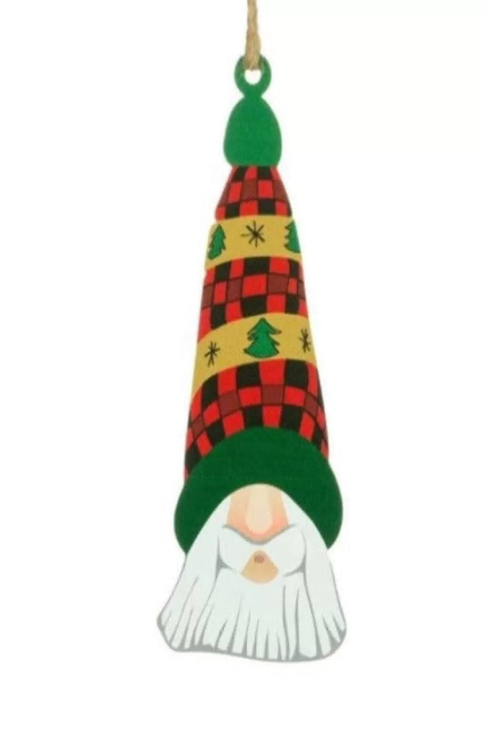 The Spirit of Christmas Banff And Canadiana>DF Tartan Santa Head Ornament