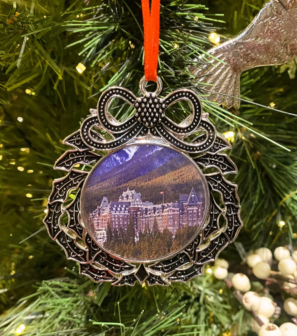 The Spirit of Christmas Banff And Canadiana>Fairmont Hotel Metal Ornament