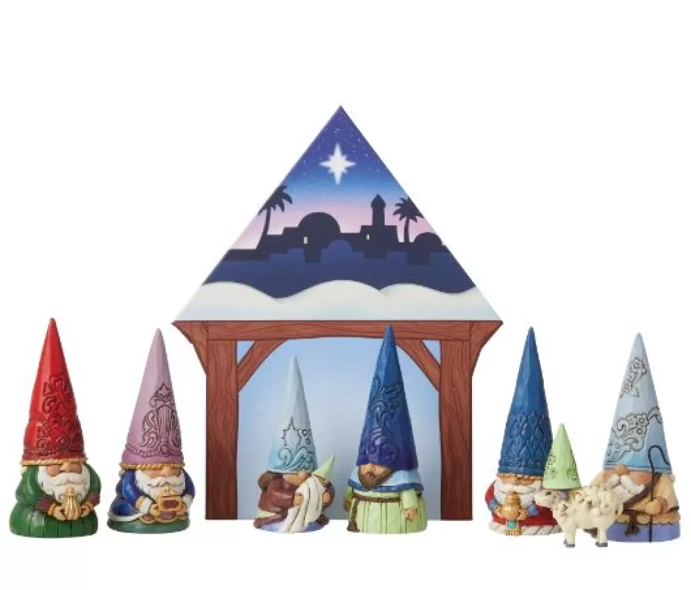 The Spirit of Christmas Nativities>Gnome Christmas Pageant 8PcSet