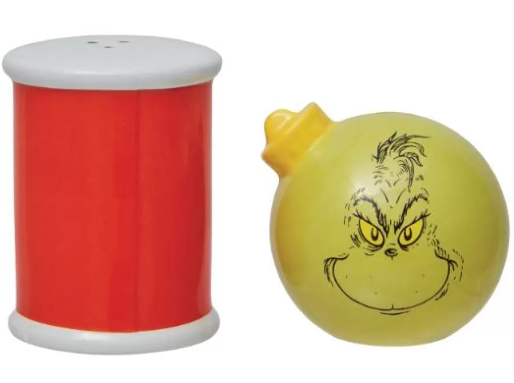 The Spirit of Christmas Christmas Tableware | The Grinch>Grinch Sculpted Salt & Pepper