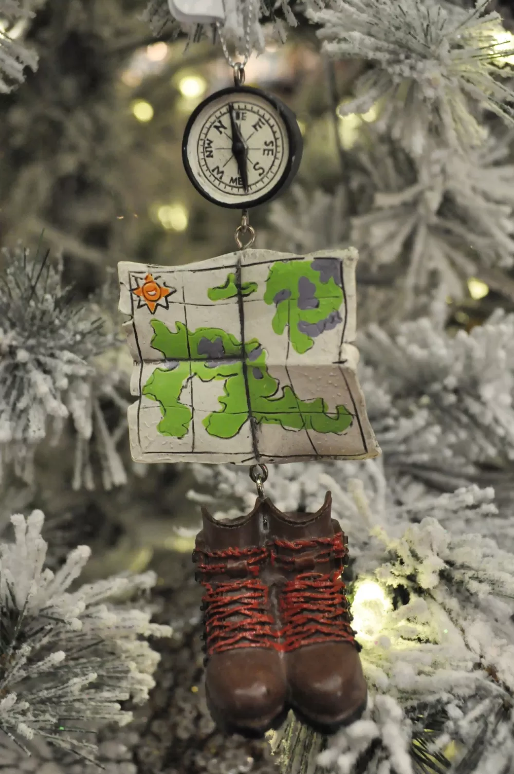The Spirit of Christmas Sports>Hiking Dangle Ornament