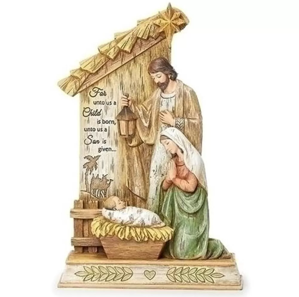 The Spirit of Christmas Nativities>Holy Family Under Star