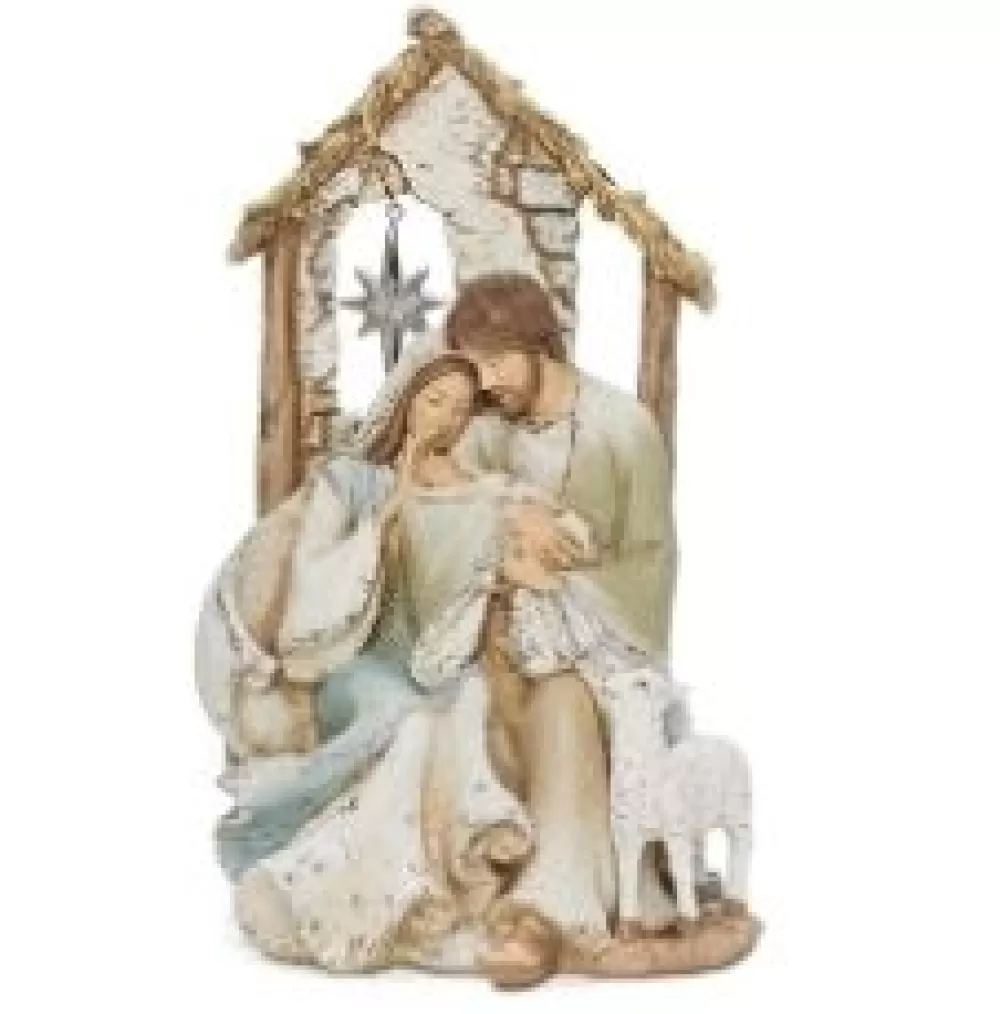 The Spirit of Christmas Nativities>Holy Family W/ Star In Window