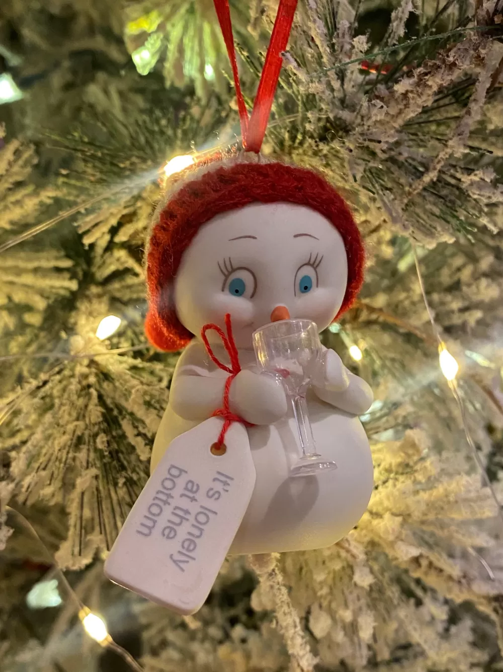 The Spirit of Christmas Snowpinions>It's Lonely At The Bottom Ornament
