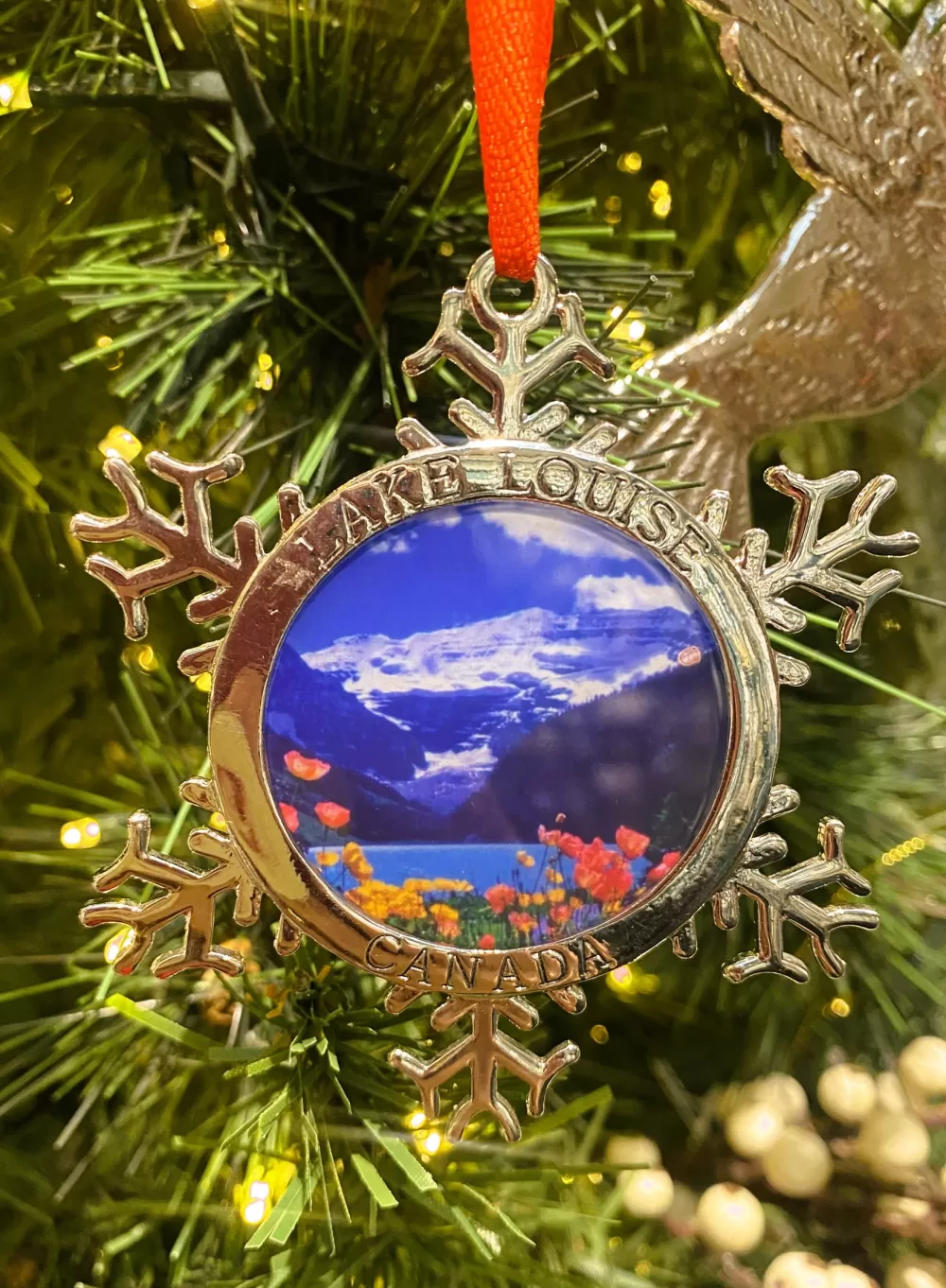 The Spirit of Christmas Banff And Canadiana>Lake Louise Metal Ornament