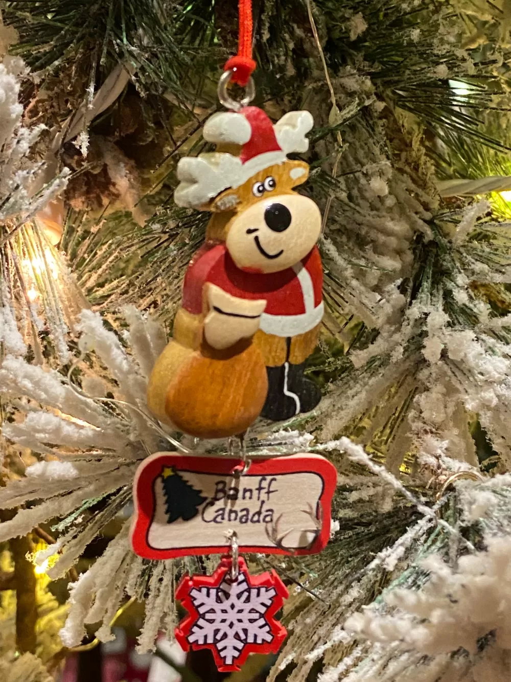 The Spirit of Christmas Banff And Canadiana>Moose In Santa Suit