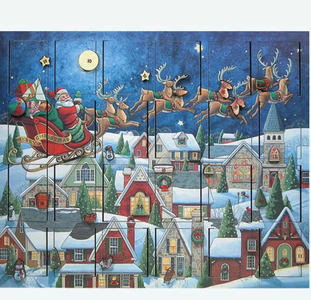 The Spirit of Christmas Advent Calendars>Musical Advent Santa Sleigh