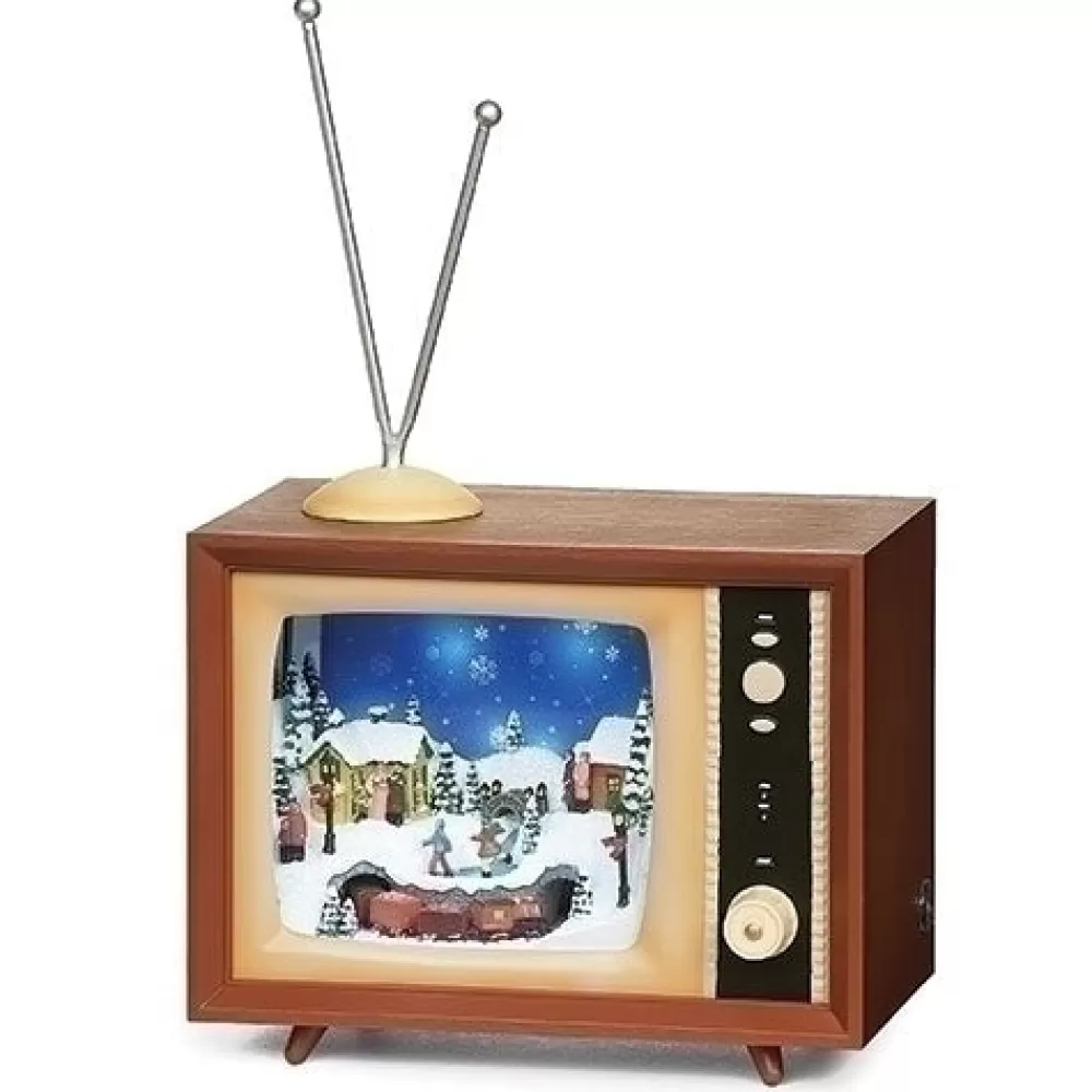 The Spirit of Christmas Musicals>Musical LED TV W/ Train
