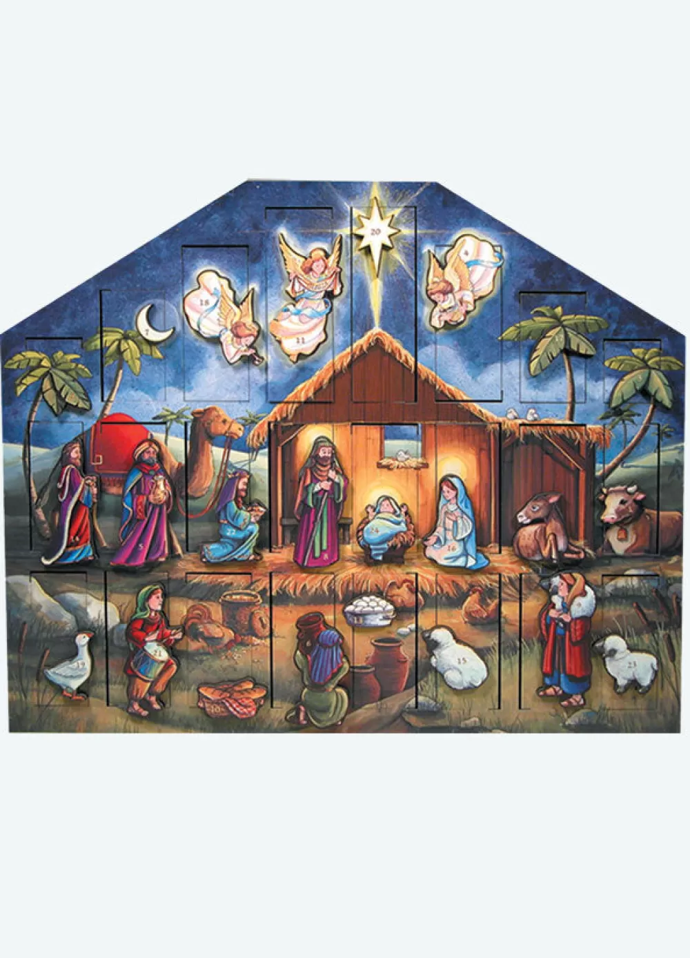 The Spirit of Christmas Advent Calendars>Nativity Advent Calendar