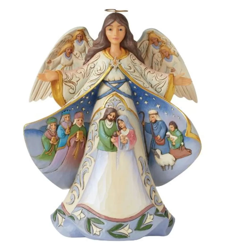 The Spirit of Christmas Nativities>Nativity Angel With Robe Scene