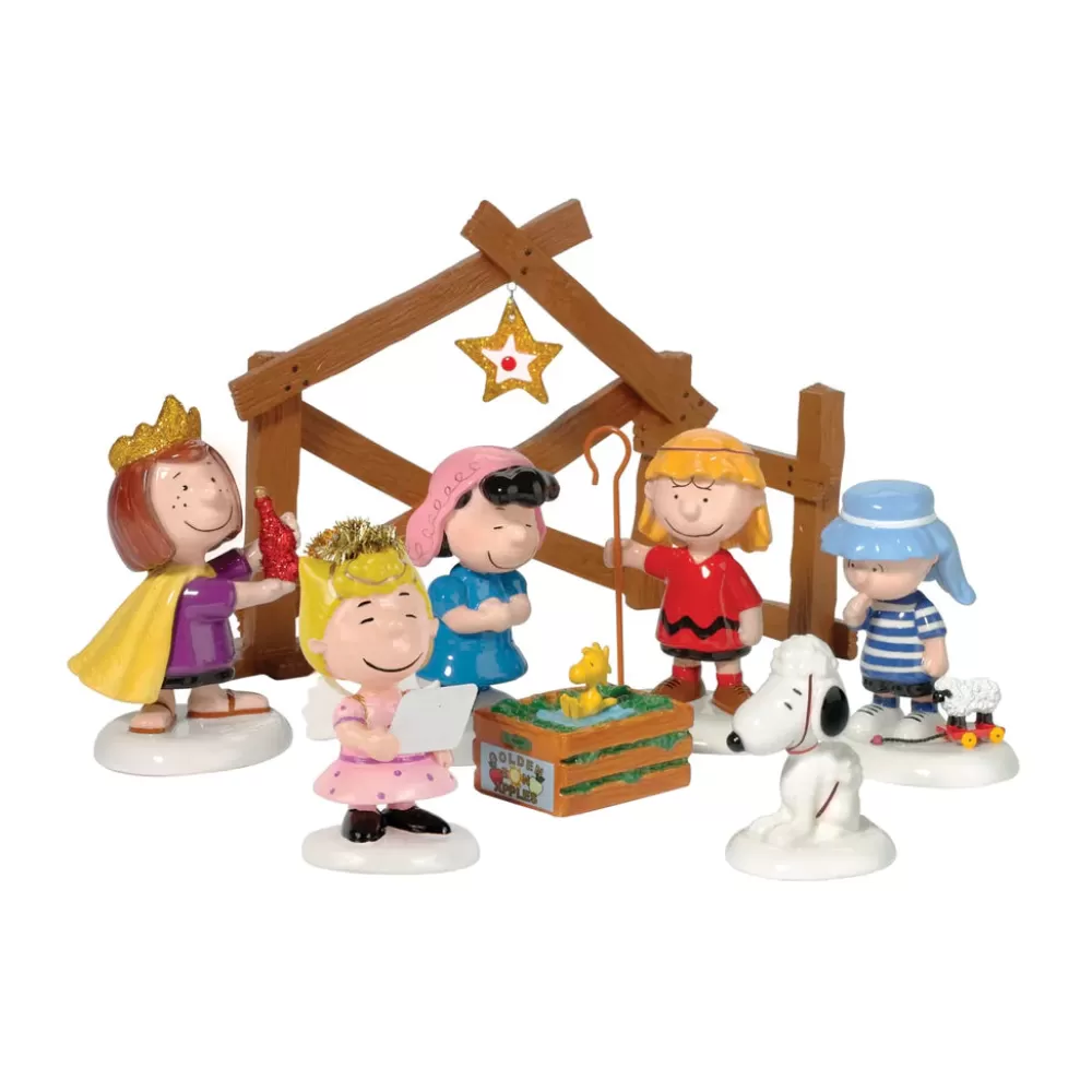 The Spirit of Christmas Nativities>Peanut Pageant Nativity Set
