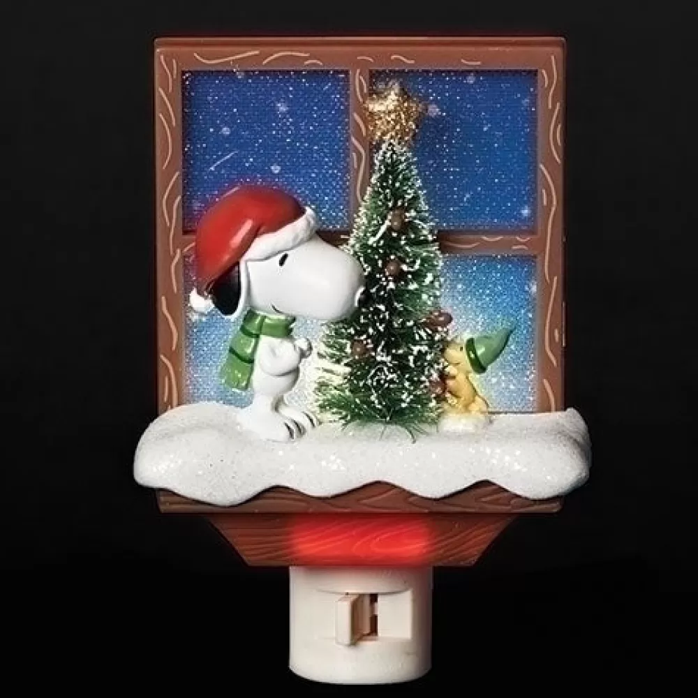 The Spirit of Christmas Night Lights>Peanuts Night Light Scene