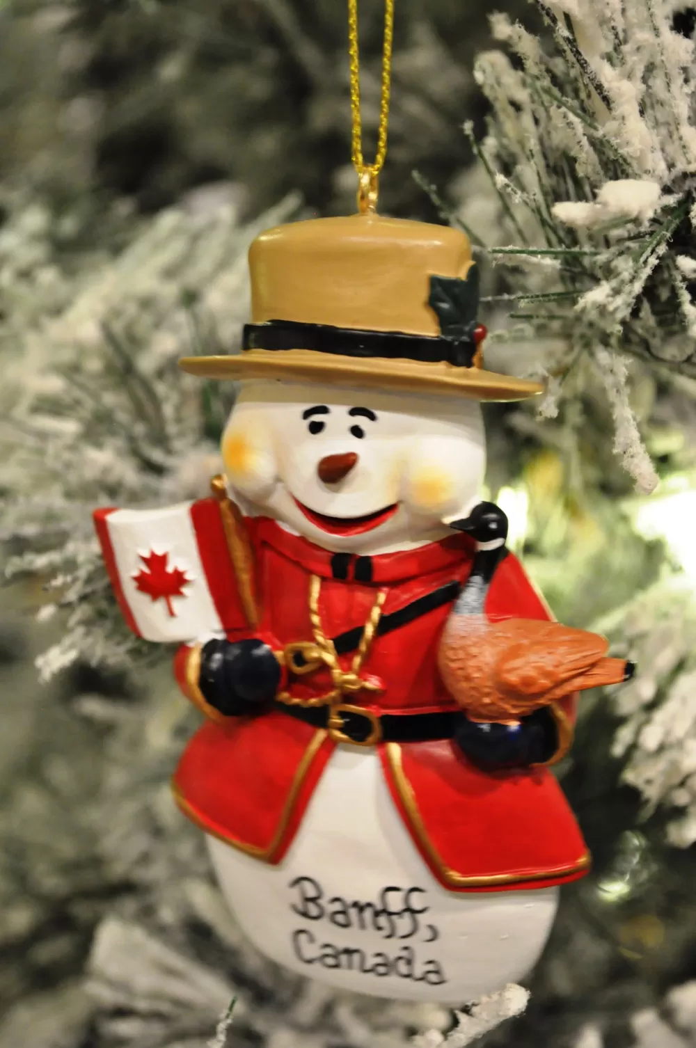 The Spirit of Christmas Banff And Canadiana>RCMP Snowman