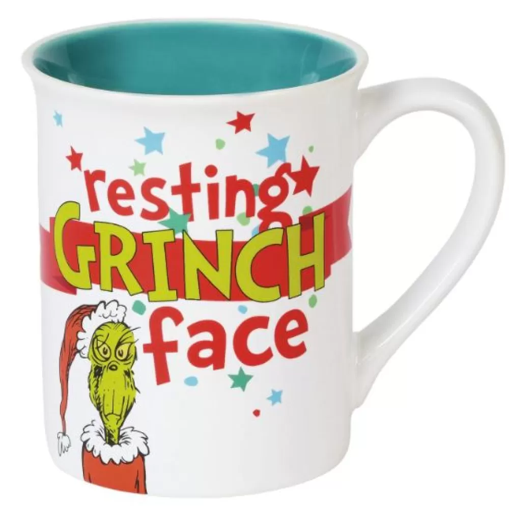 The Spirit of Christmas Christmas Tableware | The Grinch>Resting Grinch Face Mug