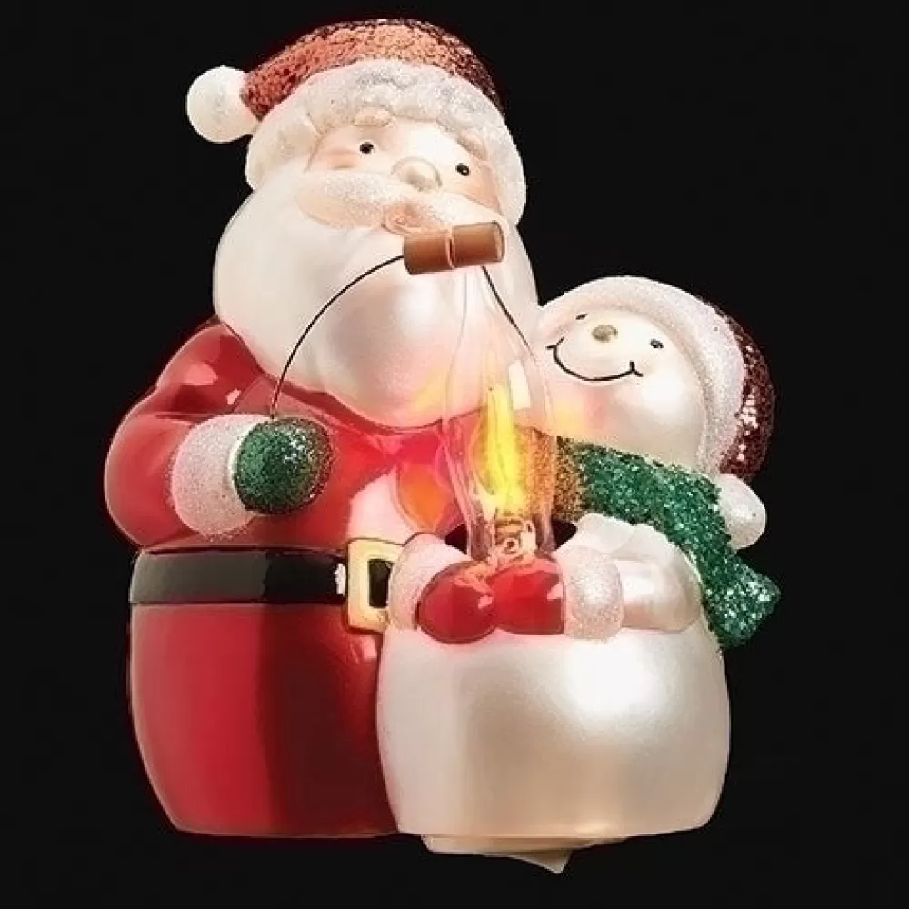 The Spirit of Christmas Night Lights>Santa & Snowman Nightlight