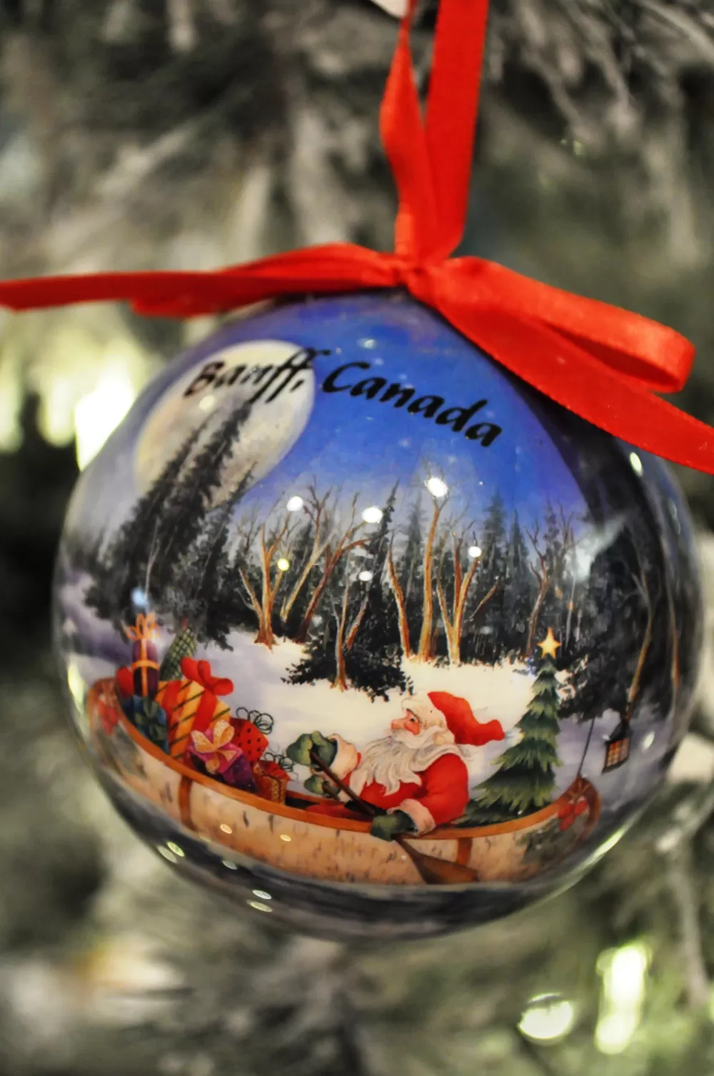 The Spirit of Christmas Banff And Canadiana | Santas>Santa Canoe Ball