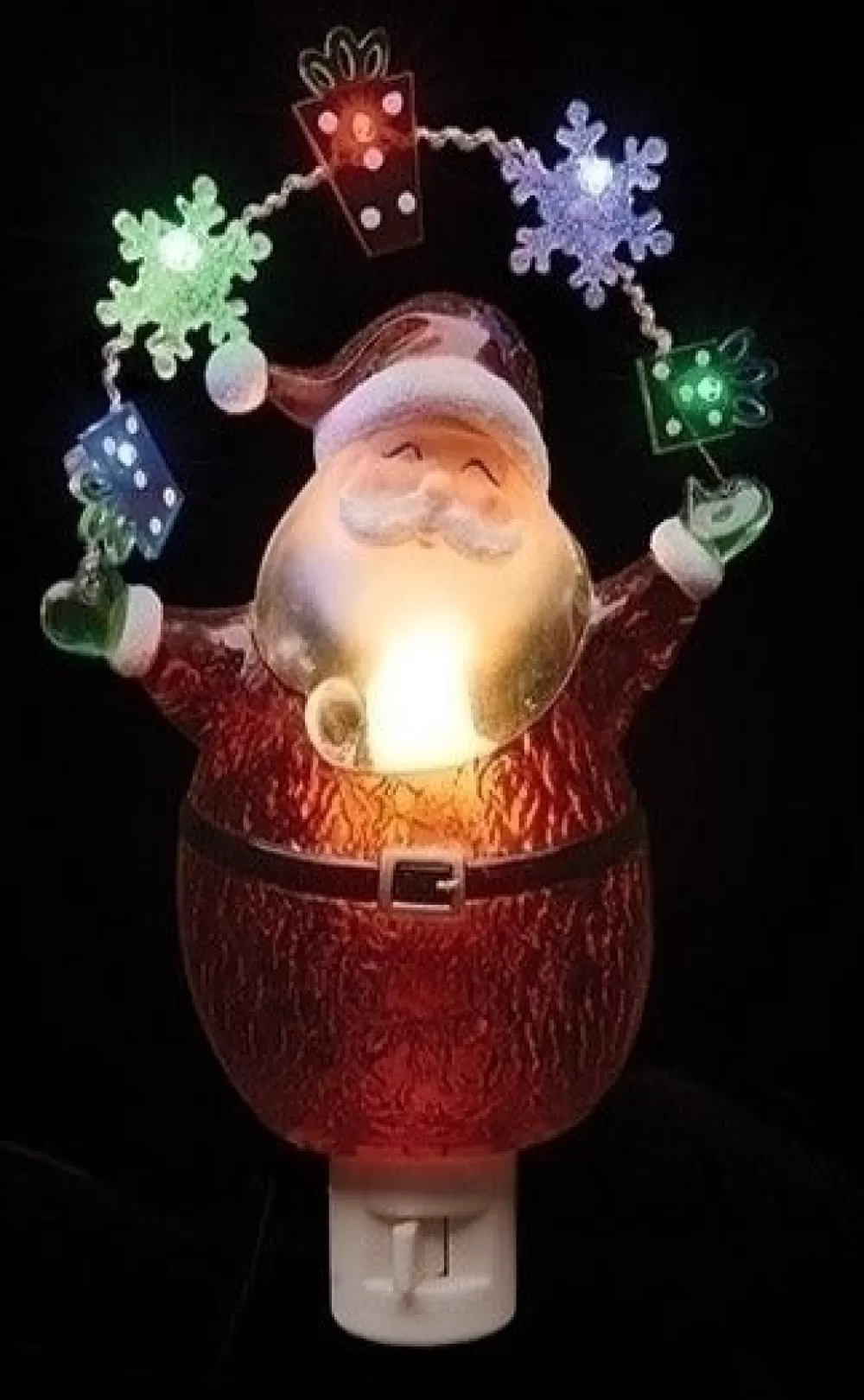 The Spirit of Christmas Night Lights>Santa LED Night Light