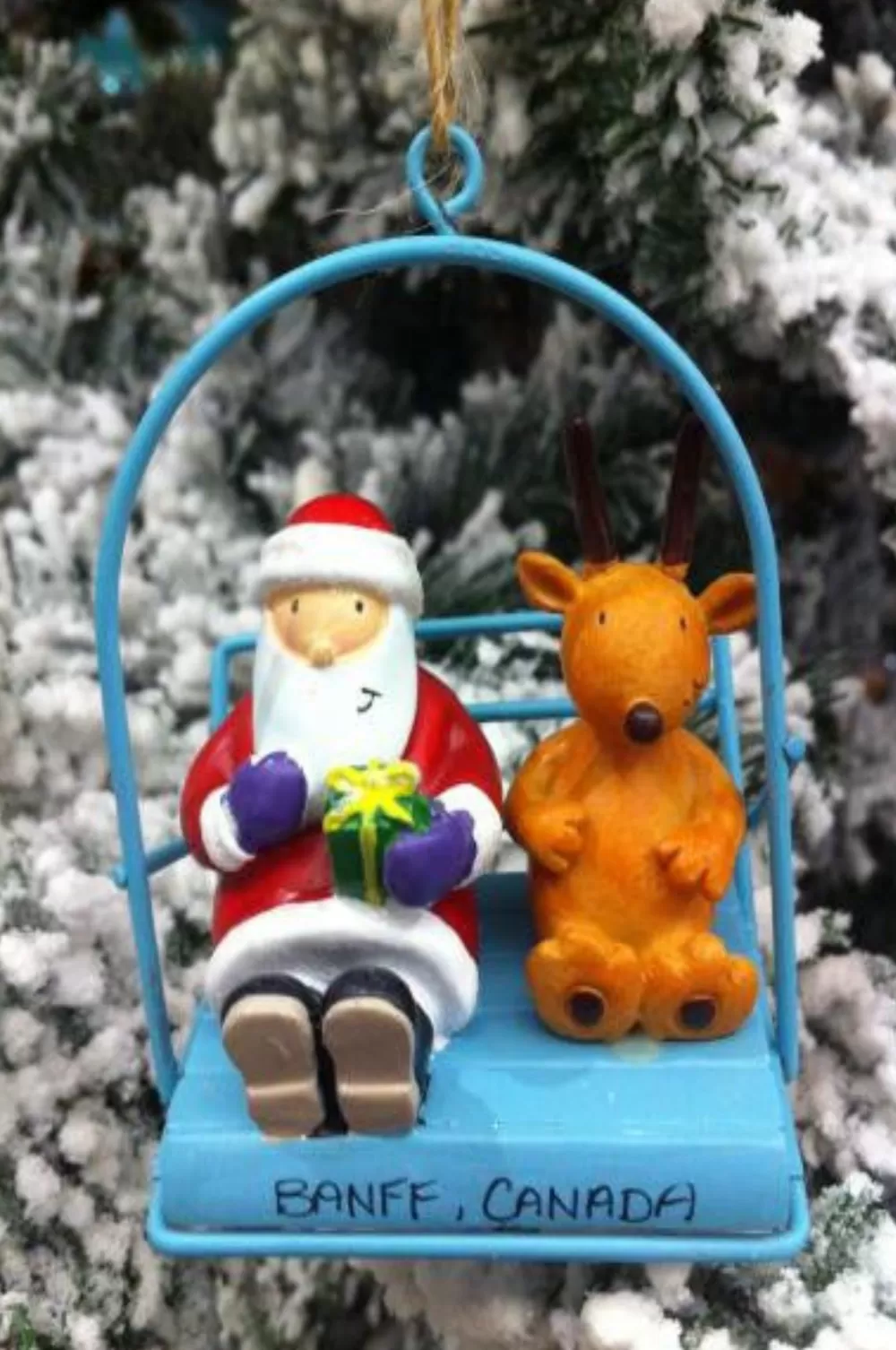 The Spirit of Christmas Banff And Canadiana | Sports>Santa On Chairlift
