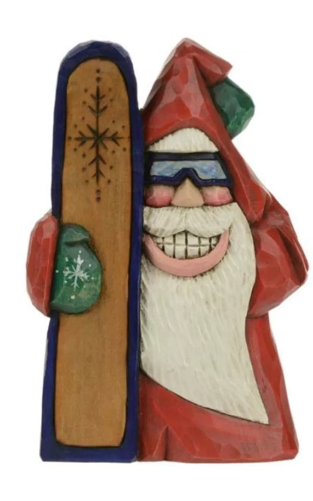 The Spirit of Christmas Banff And Canadiana Home Decor>Santa Snowboard
