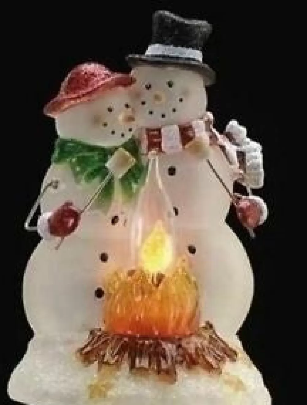 The Spirit of Christmas Night Lights>Snowman Couple Night Light