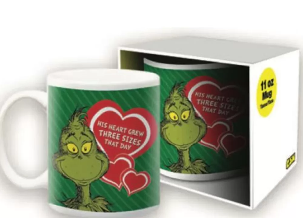 The Spirit of Christmas Christmas Tableware>The Grinch Heart 11oz Mug