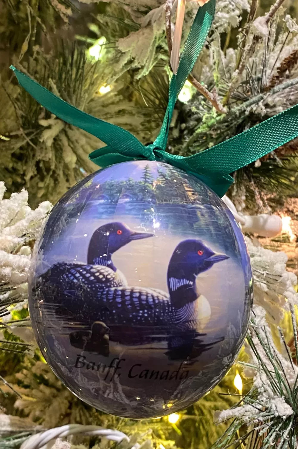 The Spirit of Christmas Banff And Canadiana>Tranquil Loon Ornament