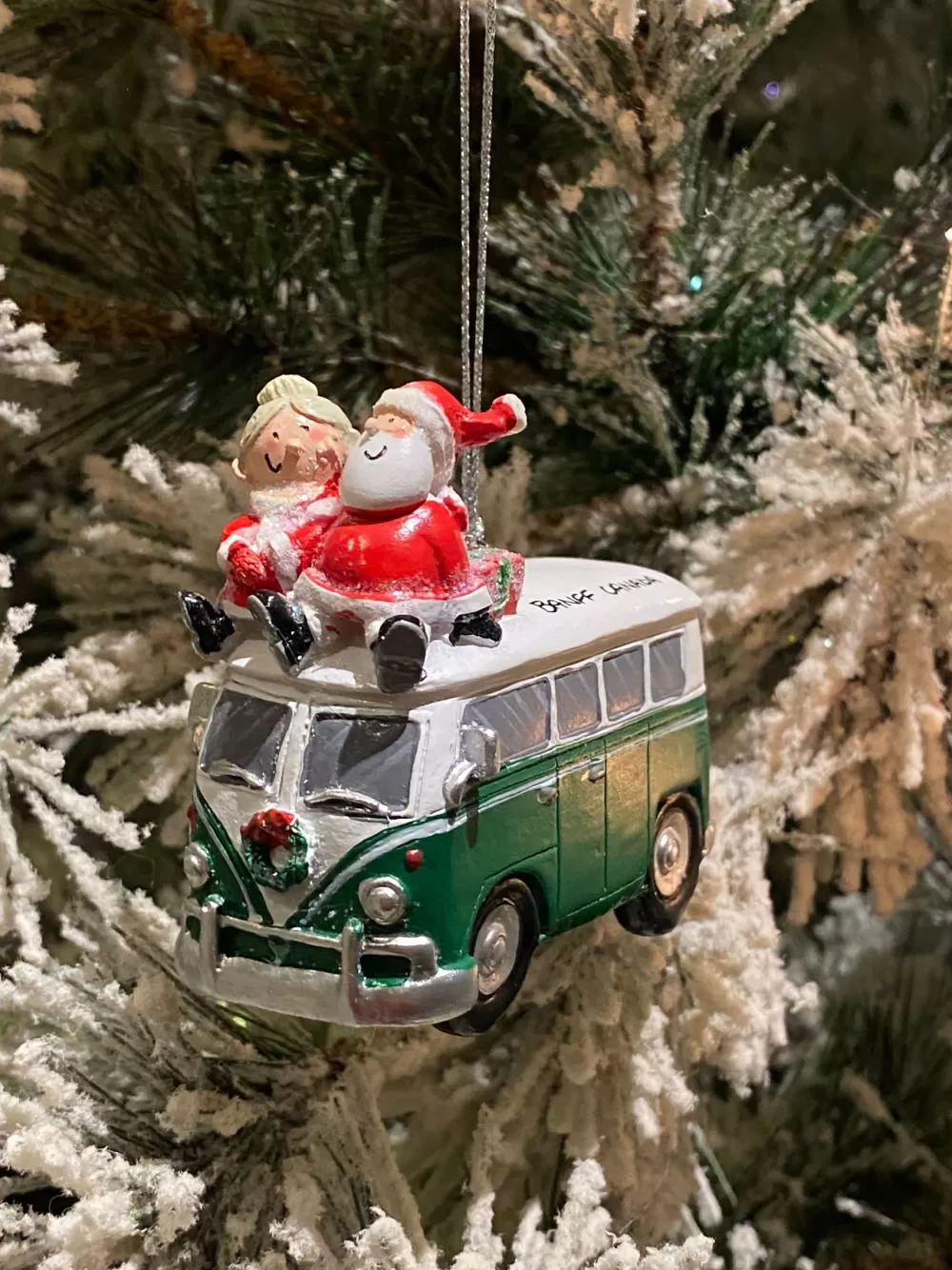 The Spirit of Christmas Banff And Canadiana | Santas>Vintage Van With Mr. & Mrs. Santa