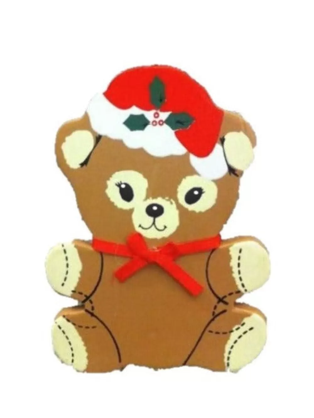 The Spirit of Christmas Personalization | Baby's First>Wooden Bear Personalized Ornament